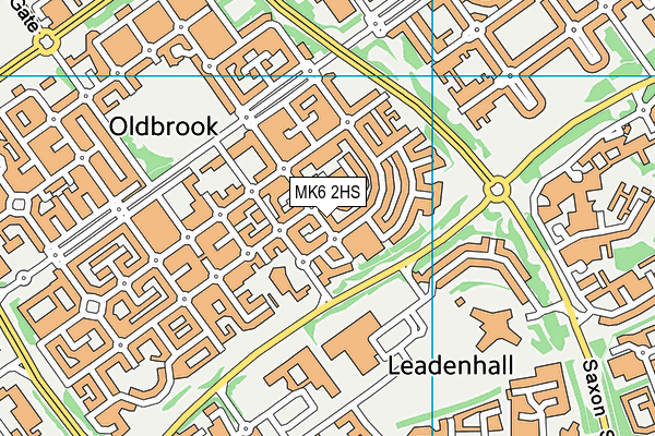 MK6 2HS map - OS VectorMap District (Ordnance Survey) MK6 2HS map - OS VectorMap District (Ordnance Survey)