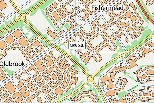 MK6 2JL map - OS VectorMap District (Ordnance Survey) MK6 2JL map - OS VectorMap District (Ordnance Survey)