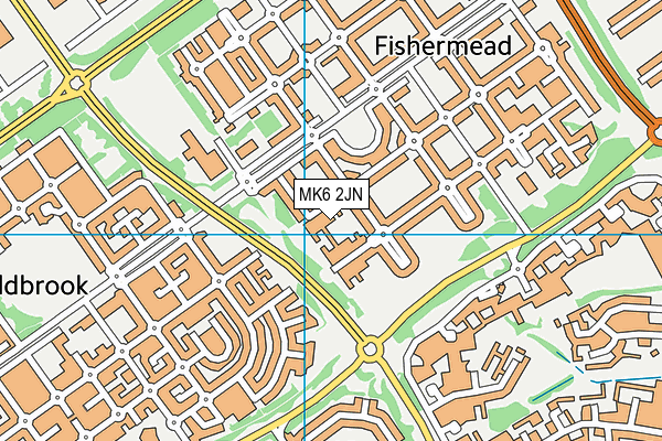 MK6 2JN map - OS VectorMap District (Ordnance Survey) MK6 2JN map - OS VectorMap District (Ordnance Survey)