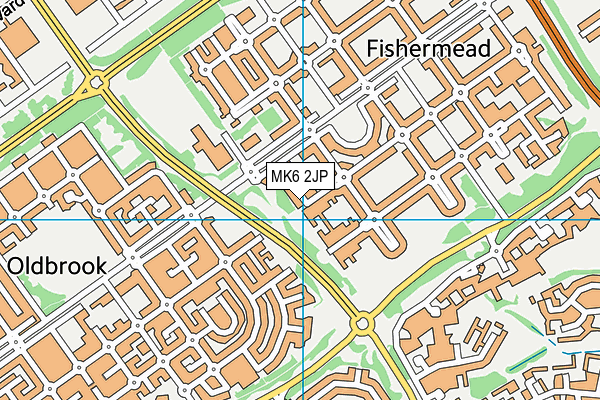MK6 2JP map - OS VectorMap District (Ordnance Survey) MK6 2JP map - OS VectorMap District (Ordnance Survey)