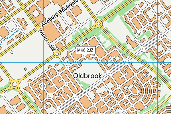 MK6 2JZ map - OS VectorMap District (Ordnance Survey) MK6 2JZ map - OS VectorMap District (Ordnance Survey)