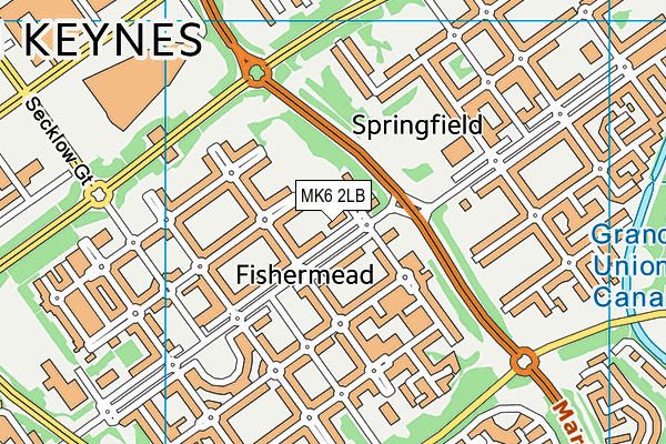 MK6 2LB map - OS VectorMap District (Ordnance Survey) MK6 2LB map - OS VectorMap District (Ordnance Survey)