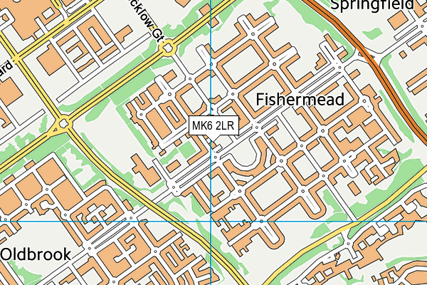 MK6 2LR map - OS VectorMap District (Ordnance Survey) MK6 2LR map - OS VectorMap District (Ordnance Survey)