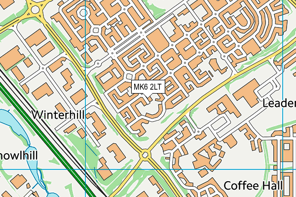 MK6 2LT map - OS VectorMap District (Ordnance Survey) MK6 2LT map - OS VectorMap District (Ordnance Survey)