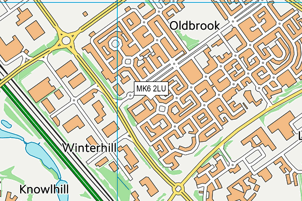 MK6 2LU map - OS VectorMap District (Ordnance Survey) MK6 2LU map - OS VectorMap District (Ordnance Survey)