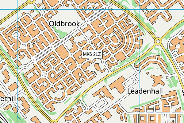 MK6 2LZ map - OS VectorMap District (Ordnance Survey) MK6 2LZ map - OS VectorMap District (Ordnance Survey)