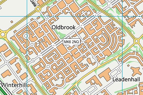 MK6 2NQ map - OS VectorMap District (Ordnance Survey) MK6 2NQ map - OS VectorMap District (Ordnance Survey)