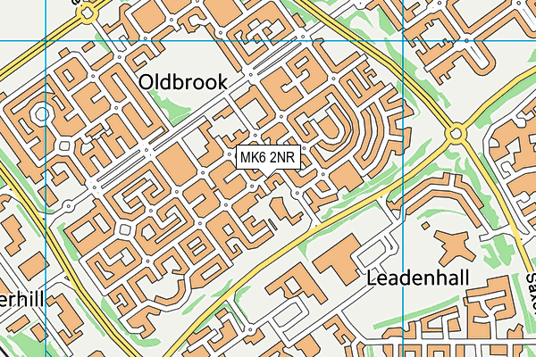 MK6 2NR map - OS VectorMap District (Ordnance Survey) MK6 2NR map - OS VectorMap District (Ordnance Survey)