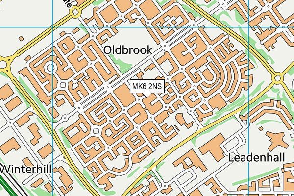 MK6 2NS map - OS VectorMap District (Ordnance Survey) MK6 2NS map - OS VectorMap District (Ordnance Survey)