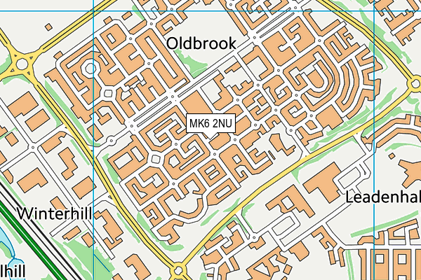 MK6 2NU map - OS VectorMap District (Ordnance Survey) MK6 2NU map - OS VectorMap District (Ordnance Survey)