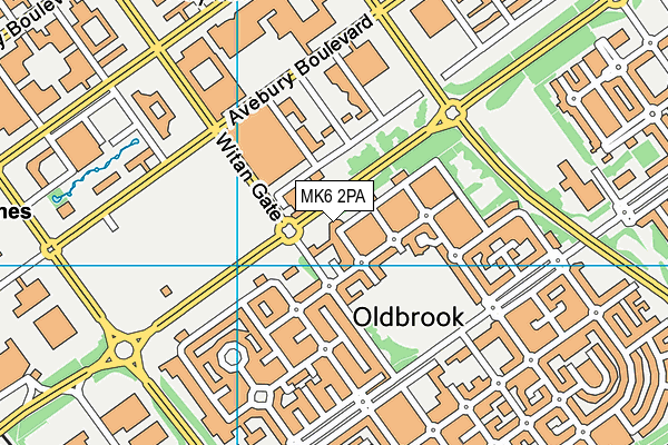 MK6 2PA map - OS VectorMap District (Ordnance Survey) MK6 2PA map - OS VectorMap District (Ordnance Survey)