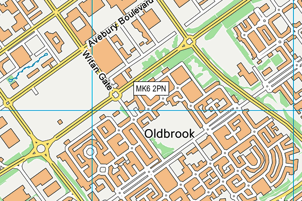 MK6 2PN map - OS VectorMap District (Ordnance Survey) MK6 2PN map - OS VectorMap District (Ordnance Survey)