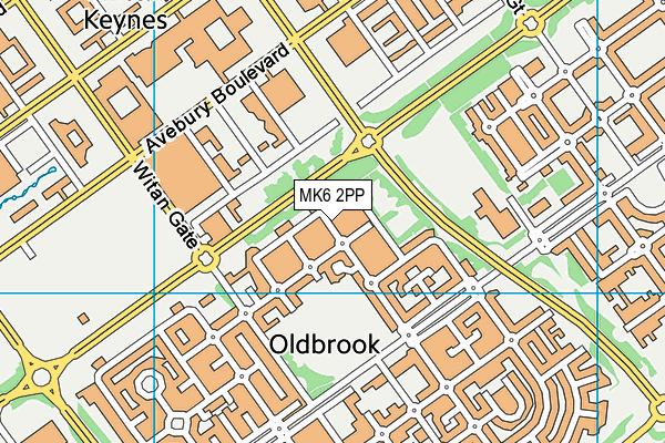 MK6 2PP map - OS VectorMap District (Ordnance Survey) MK6 2PP map - OS VectorMap District (Ordnance Survey)