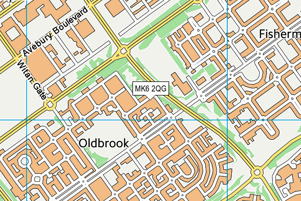 MK6 2QG map - OS VectorMap District (Ordnance Survey) MK6 2QG map - OS VectorMap District (Ordnance Survey)