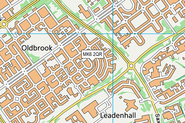 MK6 2QR map - OS VectorMap District (Ordnance Survey) MK6 2QR map - OS VectorMap District (Ordnance Survey)