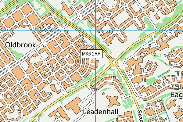 MK6 2RA map - OS VectorMap District (Ordnance Survey) MK6 2RA map - OS VectorMap District (Ordnance Survey)