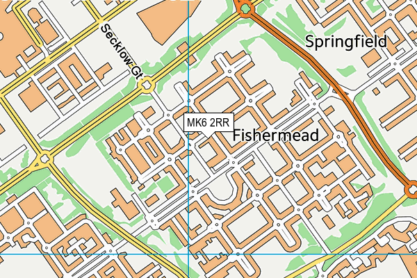 MK6 2RR map - OS VectorMap District (Ordnance Survey) MK6 2RR map - OS VectorMap District (Ordnance Survey)