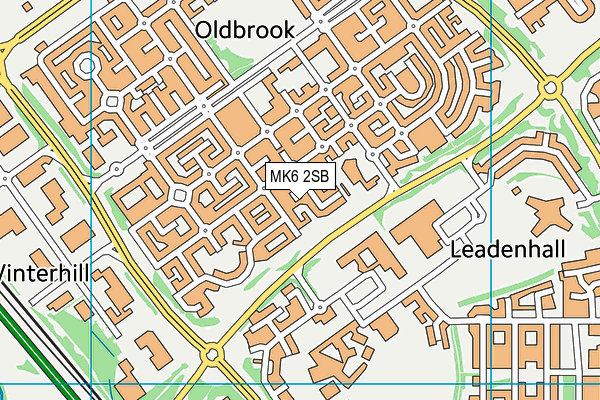 MK6 2SB map - OS VectorMap District (Ordnance Survey) MK6 2SB map - OS VectorMap District (Ordnance Survey)