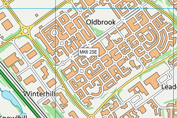 MK6 2SE map - OS VectorMap District (Ordnance Survey) MK6 2SE map - OS VectorMap District (Ordnance Survey)