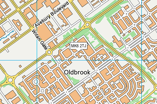 MK6 2TJ map - OS VectorMap District (Ordnance Survey) MK6 2TJ map - OS VectorMap District (Ordnance Survey)