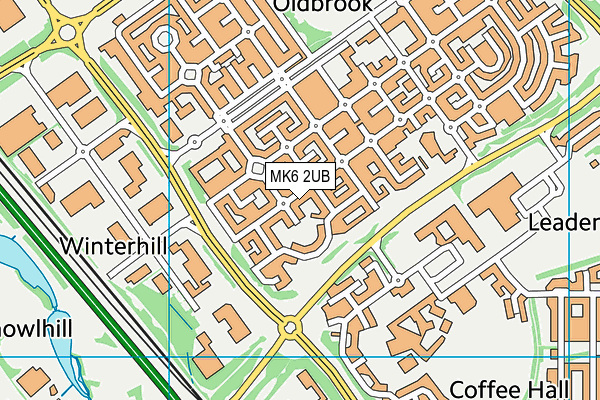MK6 2UB map - OS VectorMap District (Ordnance Survey) MK6 2UB map - OS VectorMap District (Ordnance Survey)