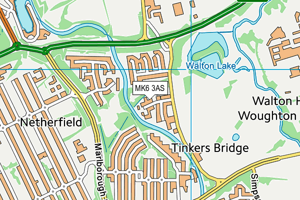 MK6 3AS map - OS VectorMap District (Ordnance Survey) MK6 3AS map - OS VectorMap District (Ordnance Survey)