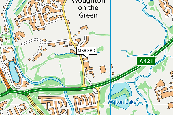 MK6 3BD map - OS VectorMap District (Ordnance Survey) MK6 3BD map - OS VectorMap District (Ordnance Survey)