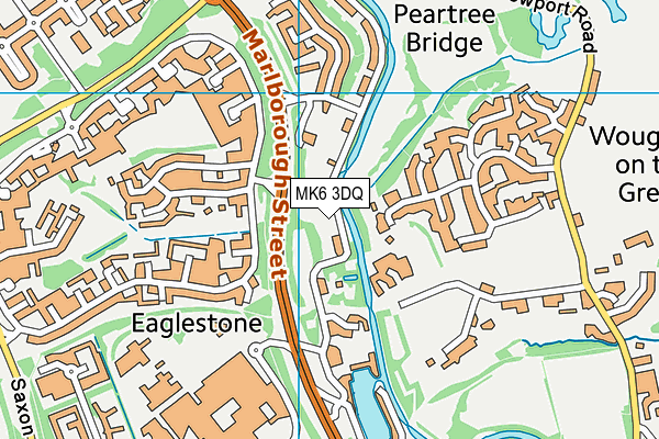 MK6 3DQ map - OS VectorMap District (Ordnance Survey) MK6 3DQ map - OS VectorMap District (Ordnance Survey)
