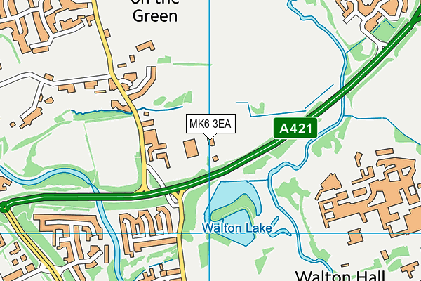 MK6 3EA map - OS VectorMap District (Ordnance Survey) MK6 3EA map - OS VectorMap District (Ordnance Survey)