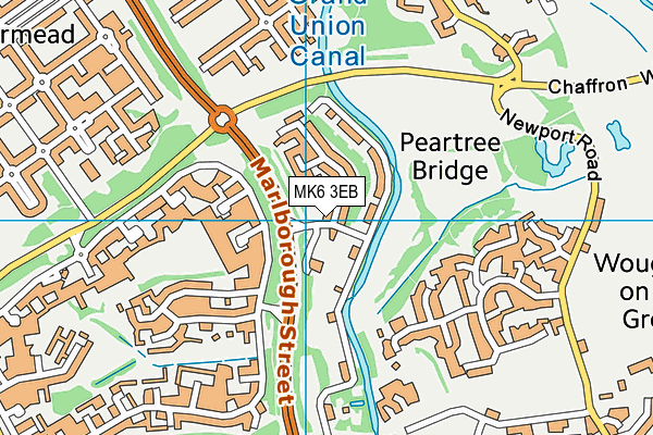 MK6 3EB map - OS VectorMap District (Ordnance Survey) MK6 3EB map - OS VectorMap District (Ordnance Survey)