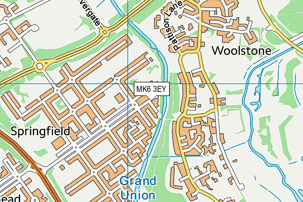 MK6 3EY map - OS VectorMap District (Ordnance Survey) MK6 3EY map - OS VectorMap District (Ordnance Survey)