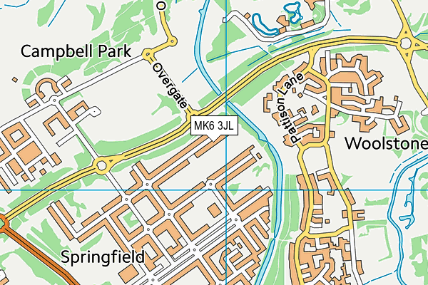 MK6 3JL map - OS VectorMap District (Ordnance Survey) MK6 3JL map - OS VectorMap District (Ordnance Survey)