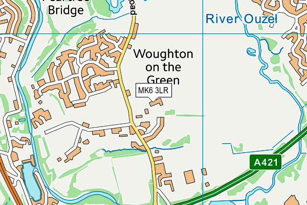 MK6 3LR map - OS VectorMap District (Ordnance Survey) MK6 3LR map - OS VectorMap District (Ordnance Survey)