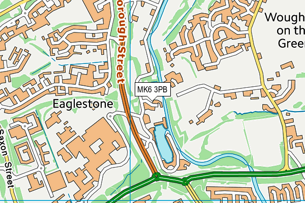 MK6 3PB map - OS VectorMap District (Ordnance Survey) MK6 3PB map - OS VectorMap District (Ordnance Survey)