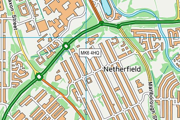 MK6 4HQ map - OS VectorMap District (Ordnance Survey) MK6 4HQ map - OS VectorMap District (Ordnance Survey)