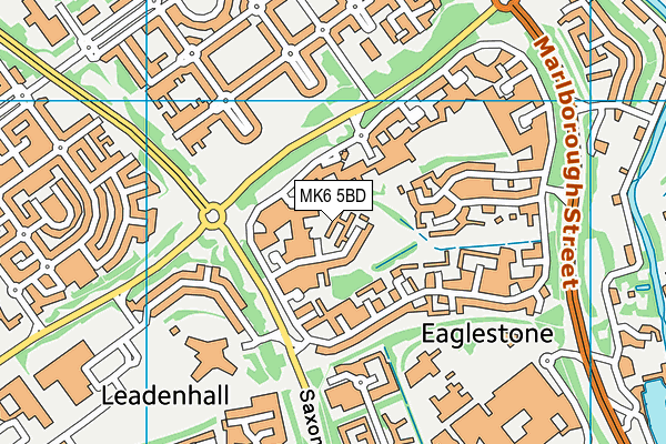 MK6 5BD map - OS VectorMap District (Ordnance Survey) MK6 5BD map - OS VectorMap District (Ordnance Survey)