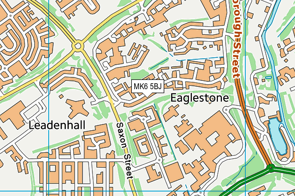 MK6 5BJ map - OS VectorMap District (Ordnance Survey) MK6 5BJ map - OS VectorMap District (Ordnance Survey)