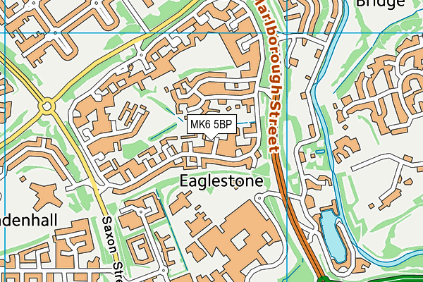 MK6 5BP map - OS VectorMap District (Ordnance Survey) MK6 5BP map - OS VectorMap District (Ordnance Survey)