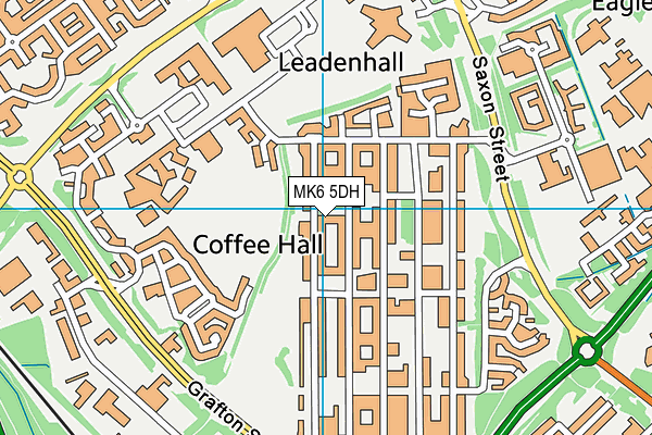 MK6 5DH map - OS VectorMap District (Ordnance Survey) MK6 5DH map - OS VectorMap District (Ordnance Survey)