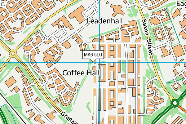 MK6 5DJ map - OS VectorMap District (Ordnance Survey) MK6 5DJ map - OS VectorMap District (Ordnance Survey)