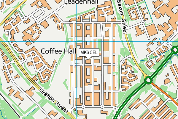 MK6 5EL map - OS VectorMap District (Ordnance Survey) MK6 5EL map - OS VectorMap District (Ordnance Survey)