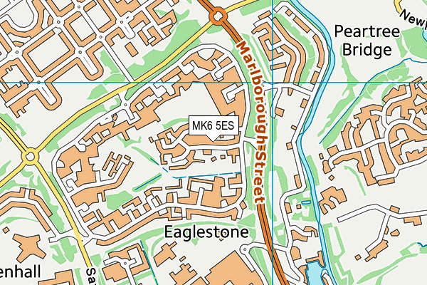 MK6 5ES map - OS VectorMap District (Ordnance Survey) MK6 5ES map - OS VectorMap District (Ordnance Survey)