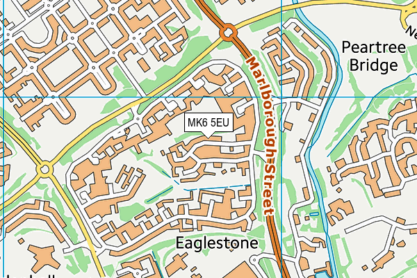 MK6 5EU map - OS VectorMap District (Ordnance Survey) MK6 5EU map - OS VectorMap District (Ordnance Survey)