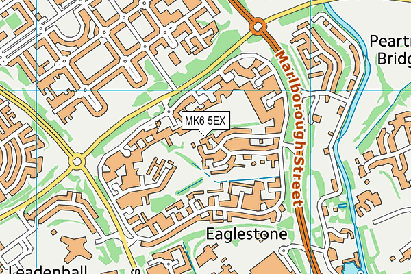 MK6 5EX map - OS VectorMap District (Ordnance Survey) MK6 5EX map - OS VectorMap District (Ordnance Survey)