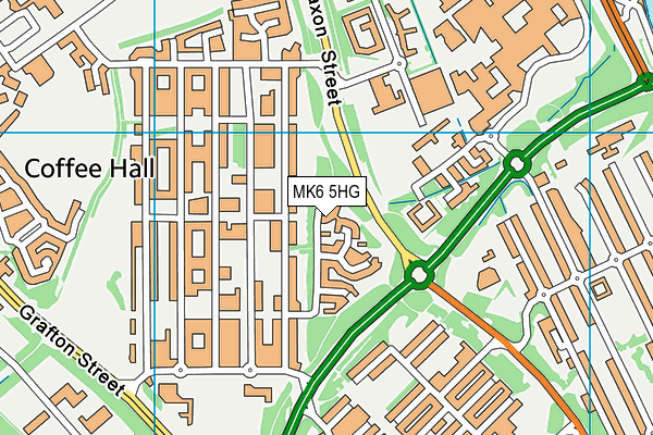 MK6 5HG map - OS VectorMap District (Ordnance Survey) MK6 5HG map - OS VectorMap District (Ordnance Survey)