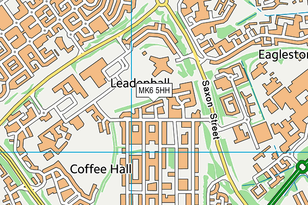 MK6 5HH map - OS VectorMap District (Ordnance Survey) MK6 5HH map - OS VectorMap District (Ordnance Survey)