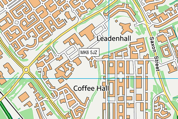 MK6 5JZ map - OS VectorMap District (Ordnance Survey) MK6 5JZ map - OS VectorMap District (Ordnance Survey)