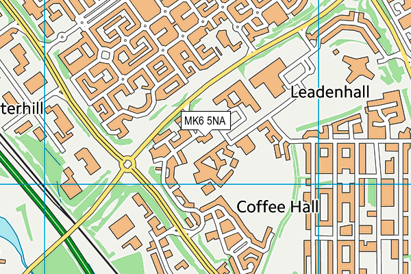 MK6 5NA map - OS VectorMap District (Ordnance Survey) MK6 5NA map - OS VectorMap District (Ordnance Survey)