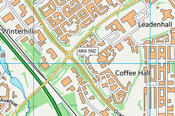 MK6 5ND map - OS VectorMap District (Ordnance Survey) MK6 5ND map - OS VectorMap District (Ordnance Survey)