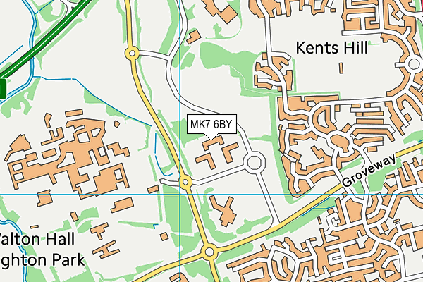 MK7 6BY map - OS VectorMap District (Ordnance Survey) MK7 6BY map - OS VectorMap District (Ordnance Survey)